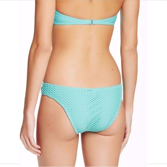 NWT Volcom Love & Haight‎ Retro Lace Bikini Bottom in Blue Bird [SZ Large ] - Picture 6 of 6